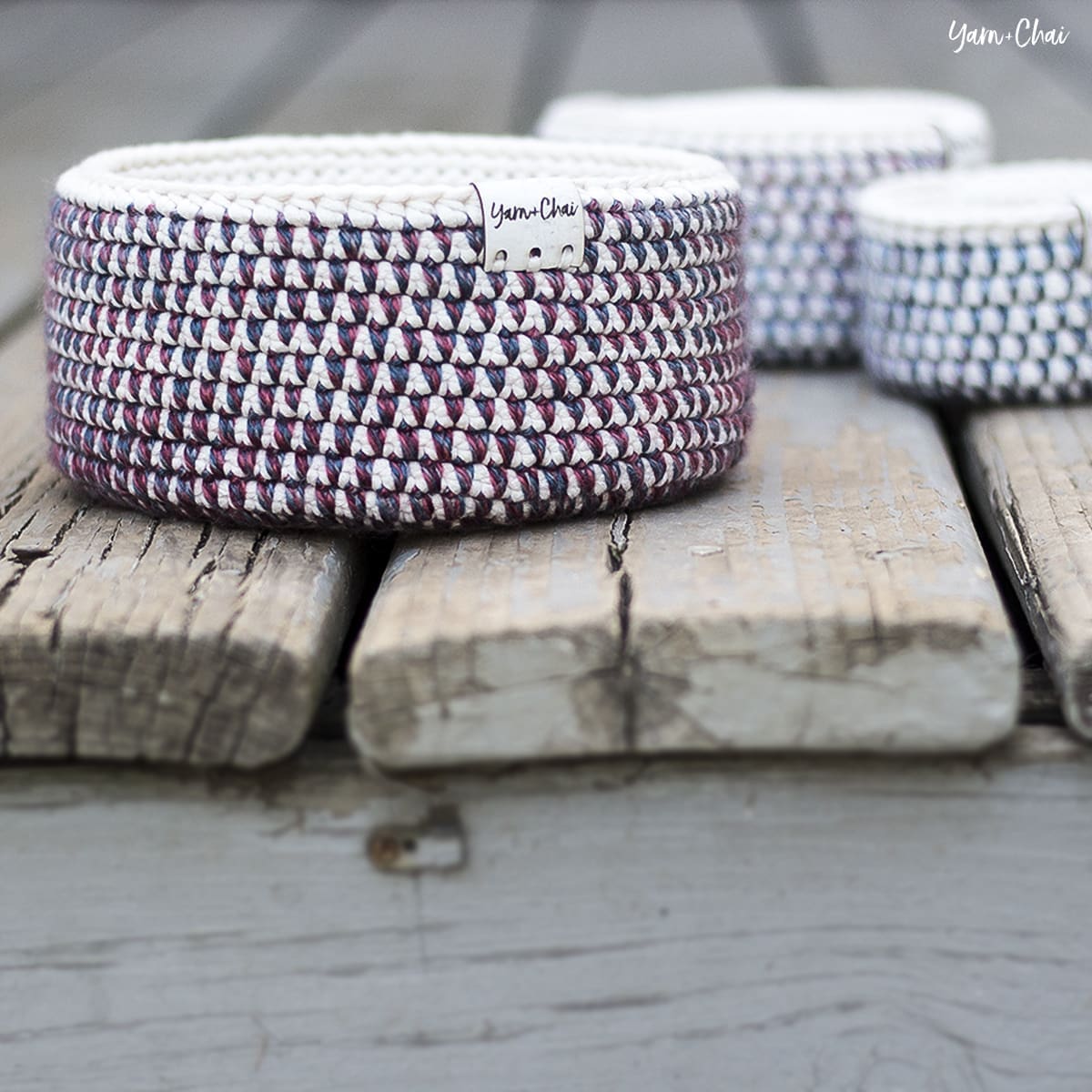 Mosaic Basket Yarn + Chai Blog