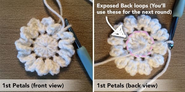 The Never Ending Wildflower | Free Crochet Pattern by Little Monkeys Crochet