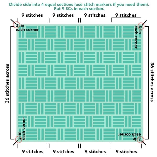 Basketweave Throw Pillow Crochet Pattern  |  free crochet pattern by Little Monkeys Crochet