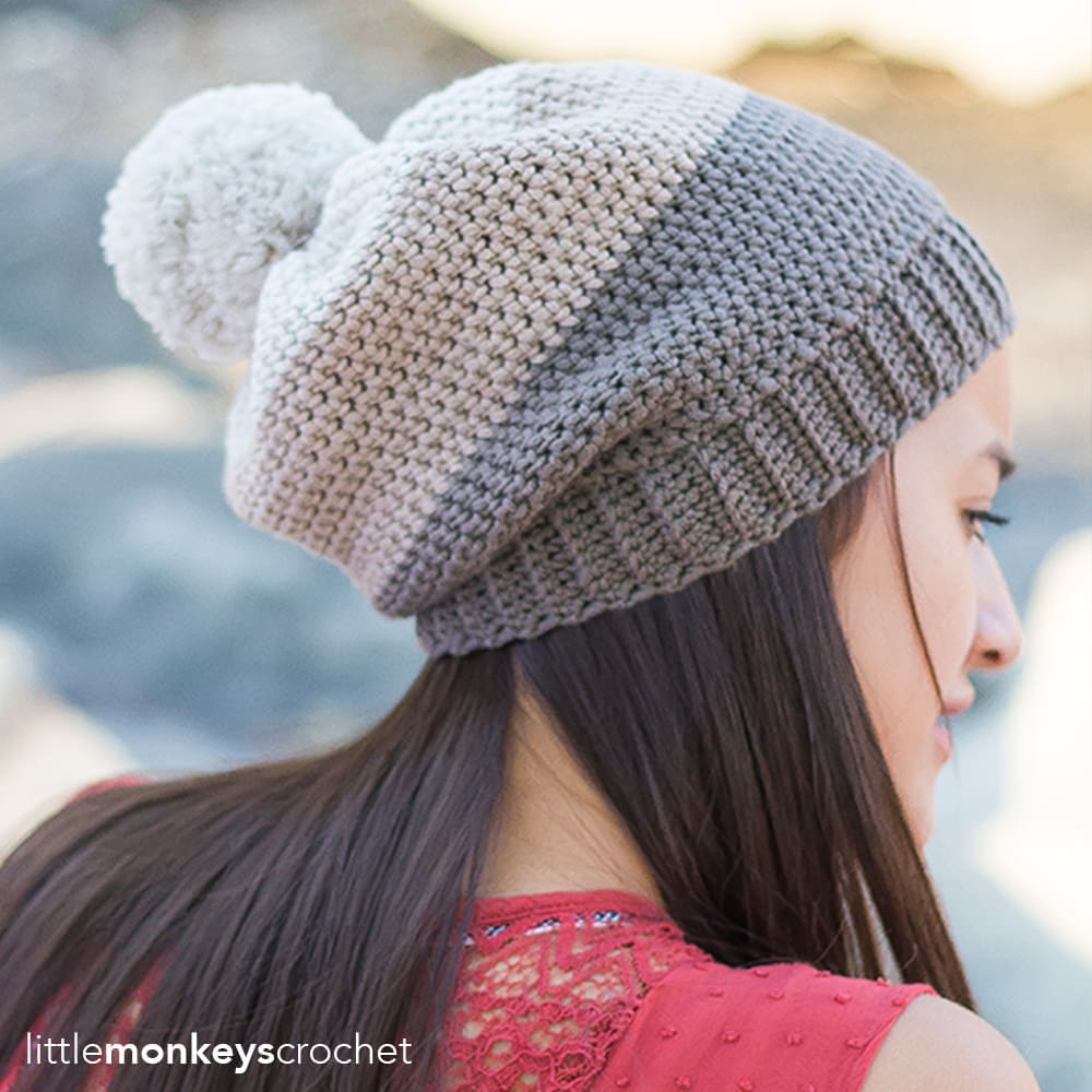Carlyle Slouch Hat Crochet pattern by Yarn + Chai (formerly Little