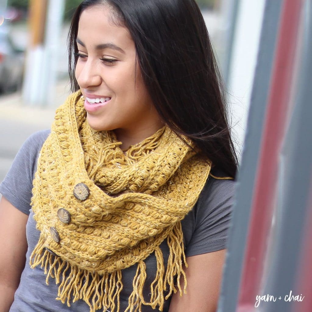 Malia Infinity Scarf Yarn + Chai Blog