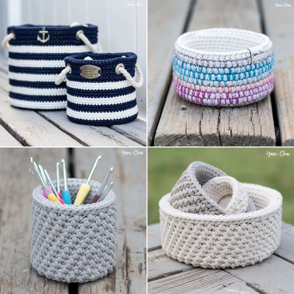 Baskets! Yarn + Chai Blog